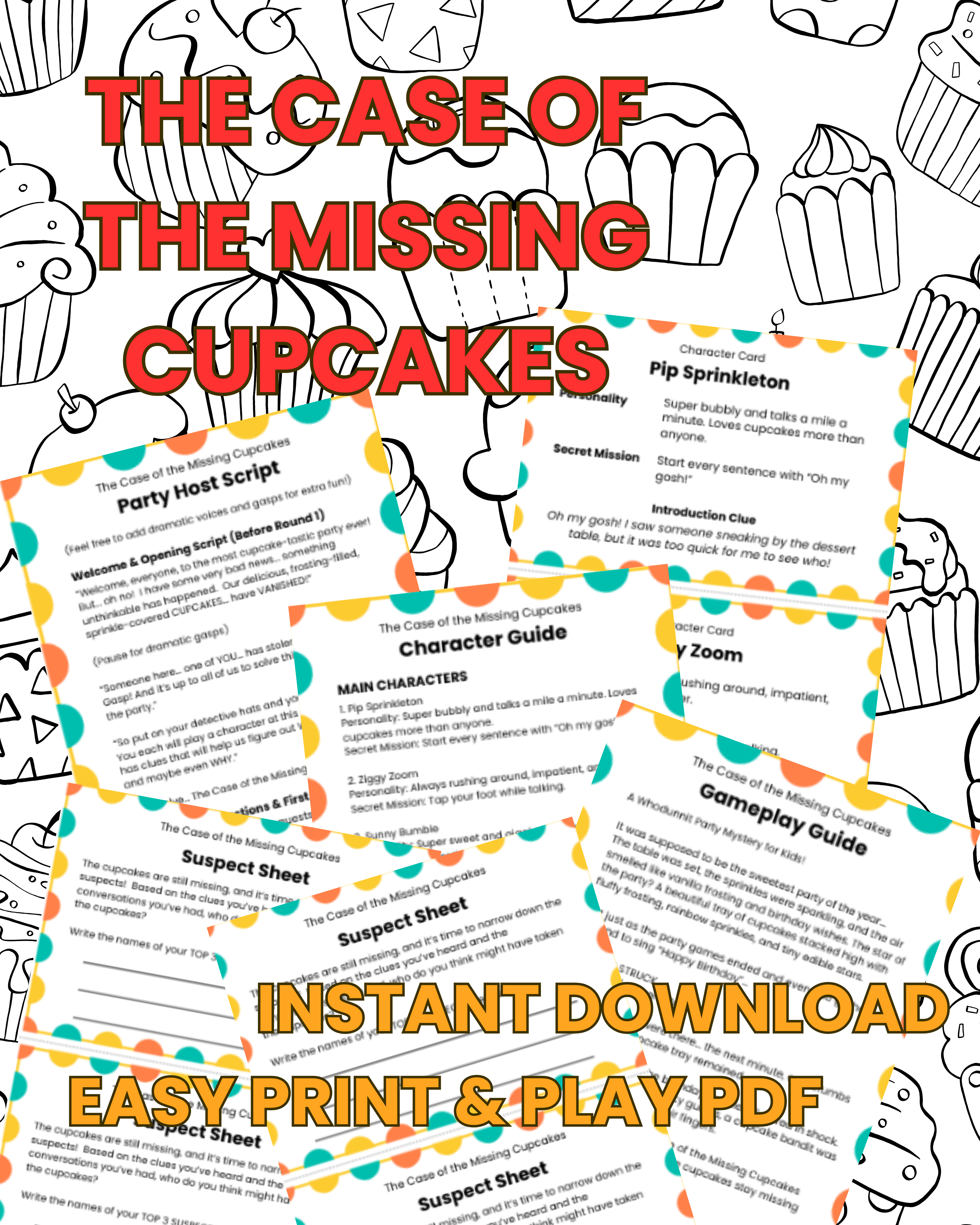 The Case of the Missing Cupcakes cover